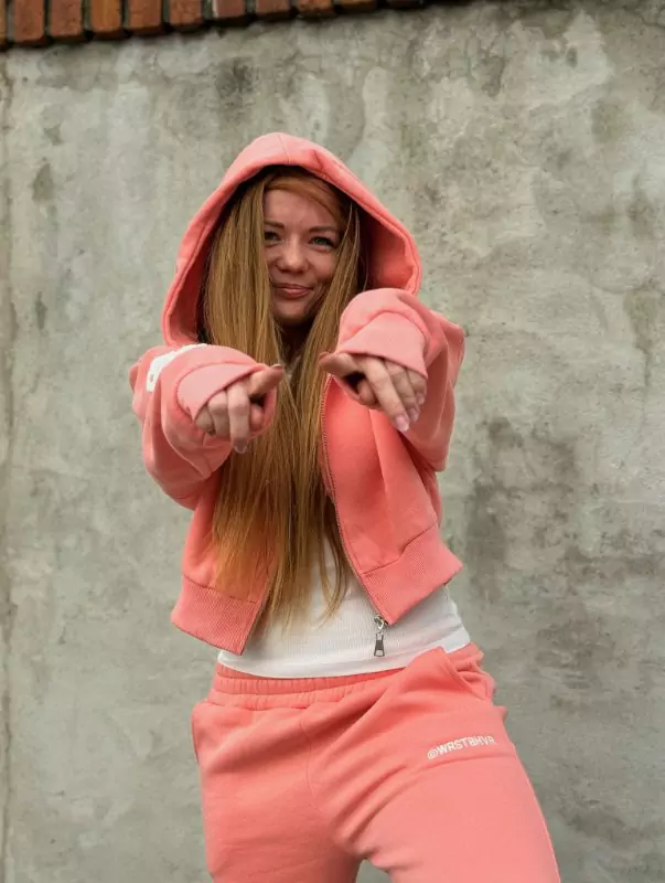 Tepláková souprava Wrstbhvr krop #Lososová