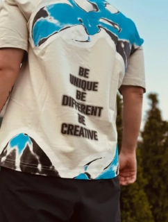Tričko Creative #Modré